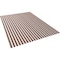 Ekena Millwork 94H x 3/8T Adjustable Wood Slat Wall Panel Kit w/ 2W Slats, Walnut contains 22 Slats SWW66X94X0375WA - alternate 4